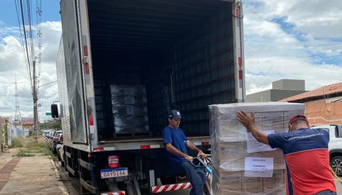 1 de 1Transportadores devem informar data e turno de entregas aos consumidores em MS. — Foto: Reprodução
