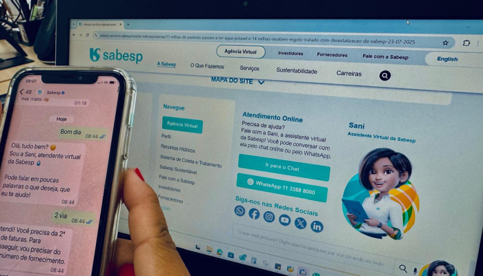 Clientes da Sabesp passam a receber alerta no celular para aumento no consumo de água