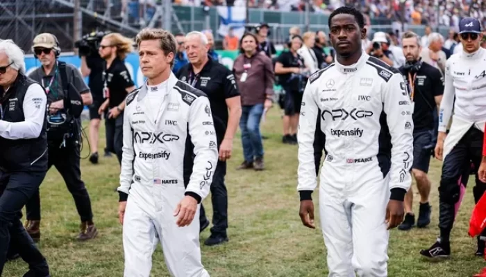 Com cenas gravadas durante GPs reais, Brad Pitt, Damson Idris e Javier Bardem voltam às telas com “F1”