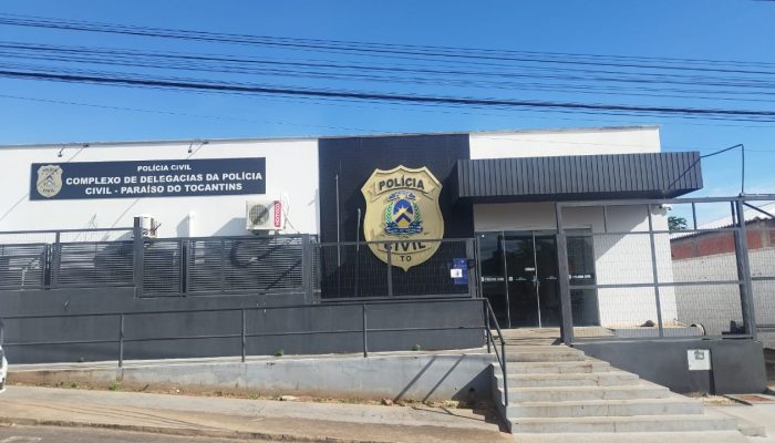1 de 1Delegacia de Paraíso do Tocantins — Foto: Divulgação/Polícia Civil