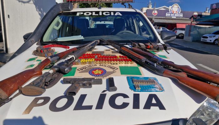 1 de 2Polícia flagra caça irregular de javalis em Iacanga; três homens são presos — Foto: Polícia Ambiental/Divulgação