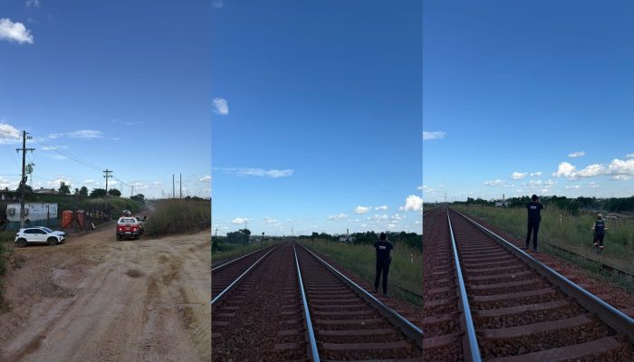 1 de 1Ossada humana é encontrada às margens de ferrovia em Marabá. — Foto: Divulgação